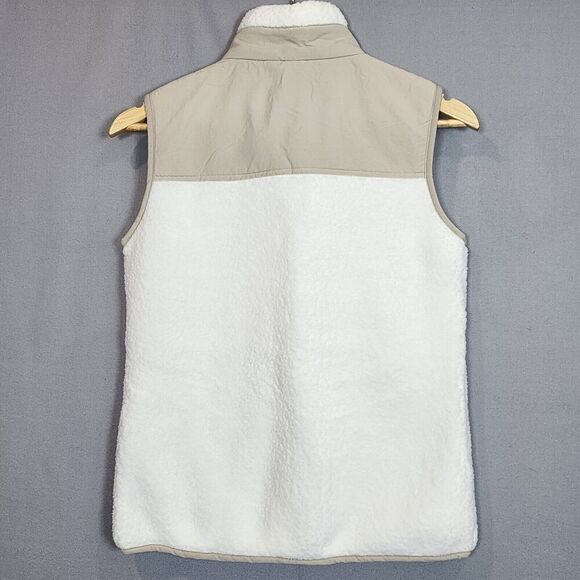 MARMOT‎ Wiley Polartec® Sherpa Fleece Vest Women's Beige Tan Cream Zip Sz XS NWT - Picture 2 of 6